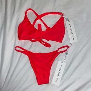 White Fox Swim Coral Bikini